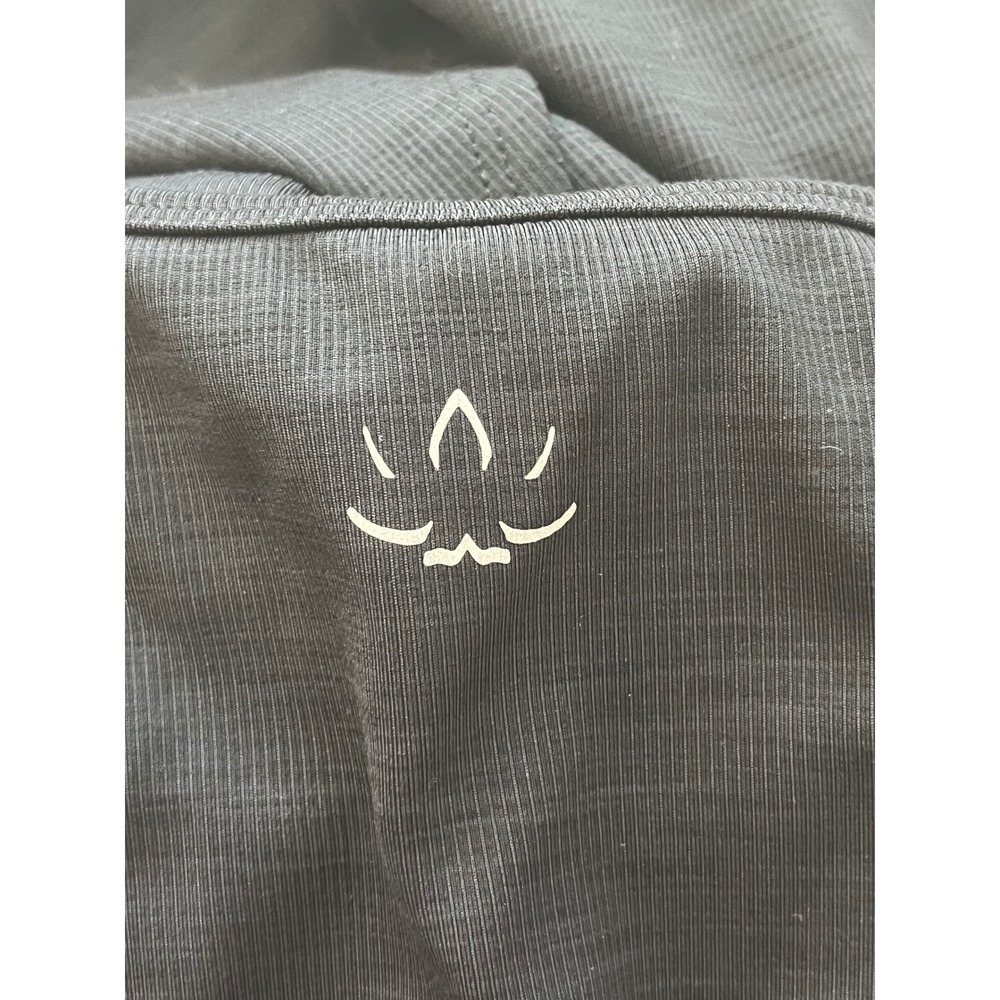 Beyond Yoga Lounge Around Black Ribbed Adjustable Strap Jogger Jumpsuit Size M - Picture 8 of 13